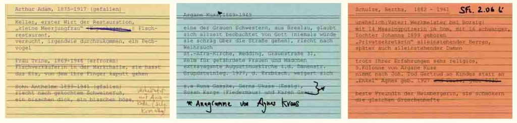 Kurt Weiszheits Zettelkasten